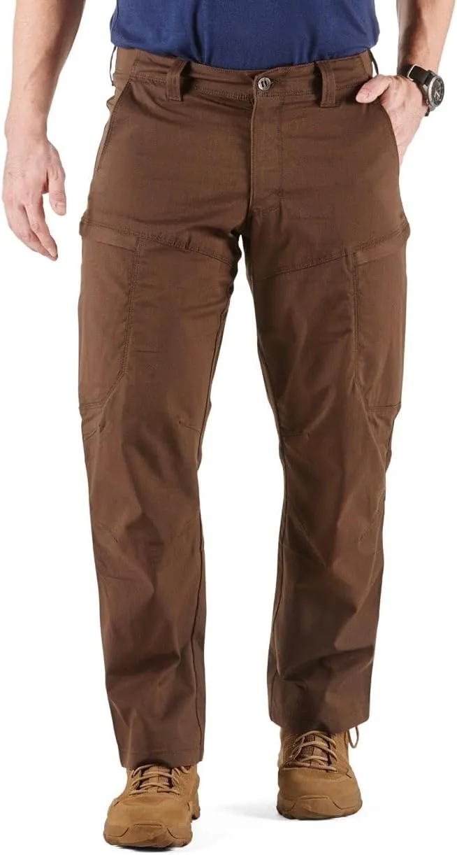 5.11 Tactical Men's Apex Pants, Regular Fit, Gusseted, 10 Pockets, Style 74434ABR