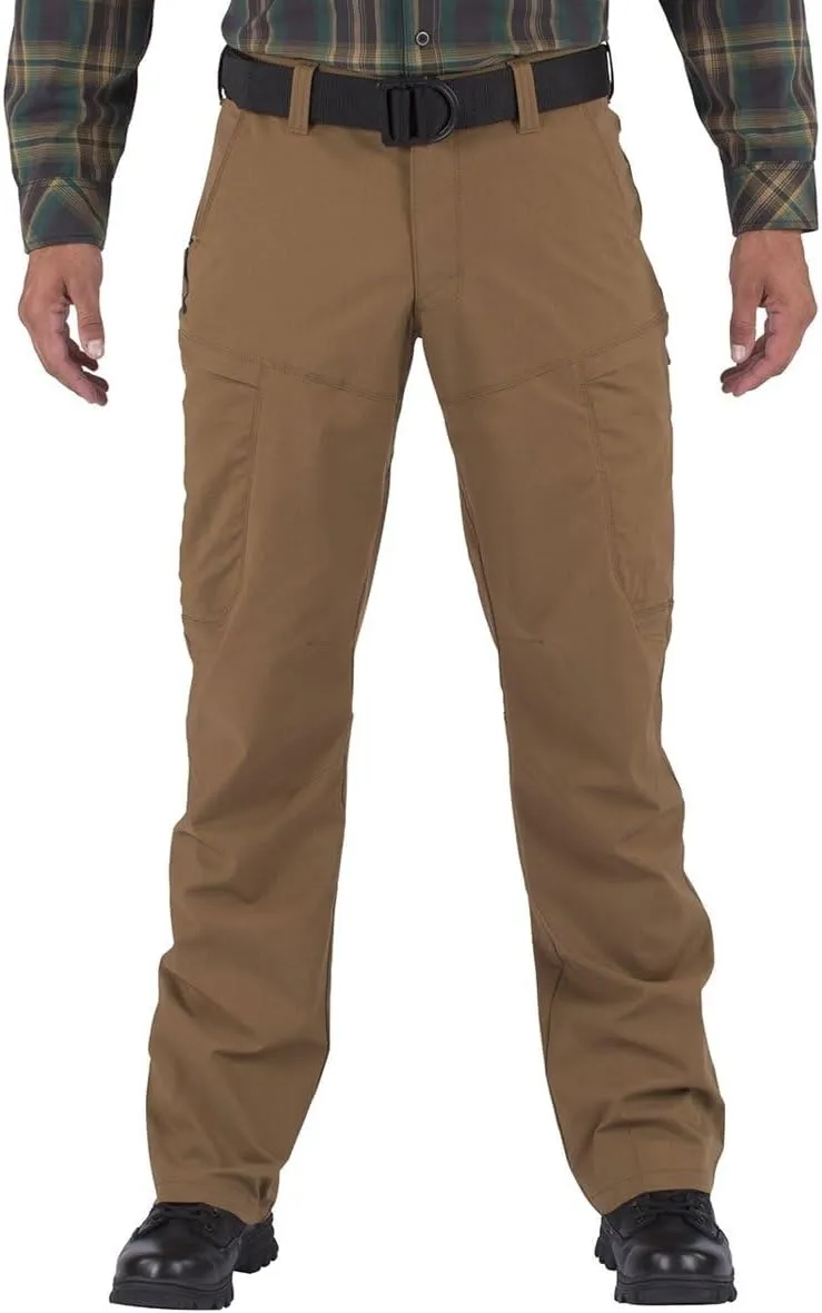 5.11 Tactical Men's Apex Pants, Regular Fit, Gusseted, 10 Pockets, Style 74434ABR