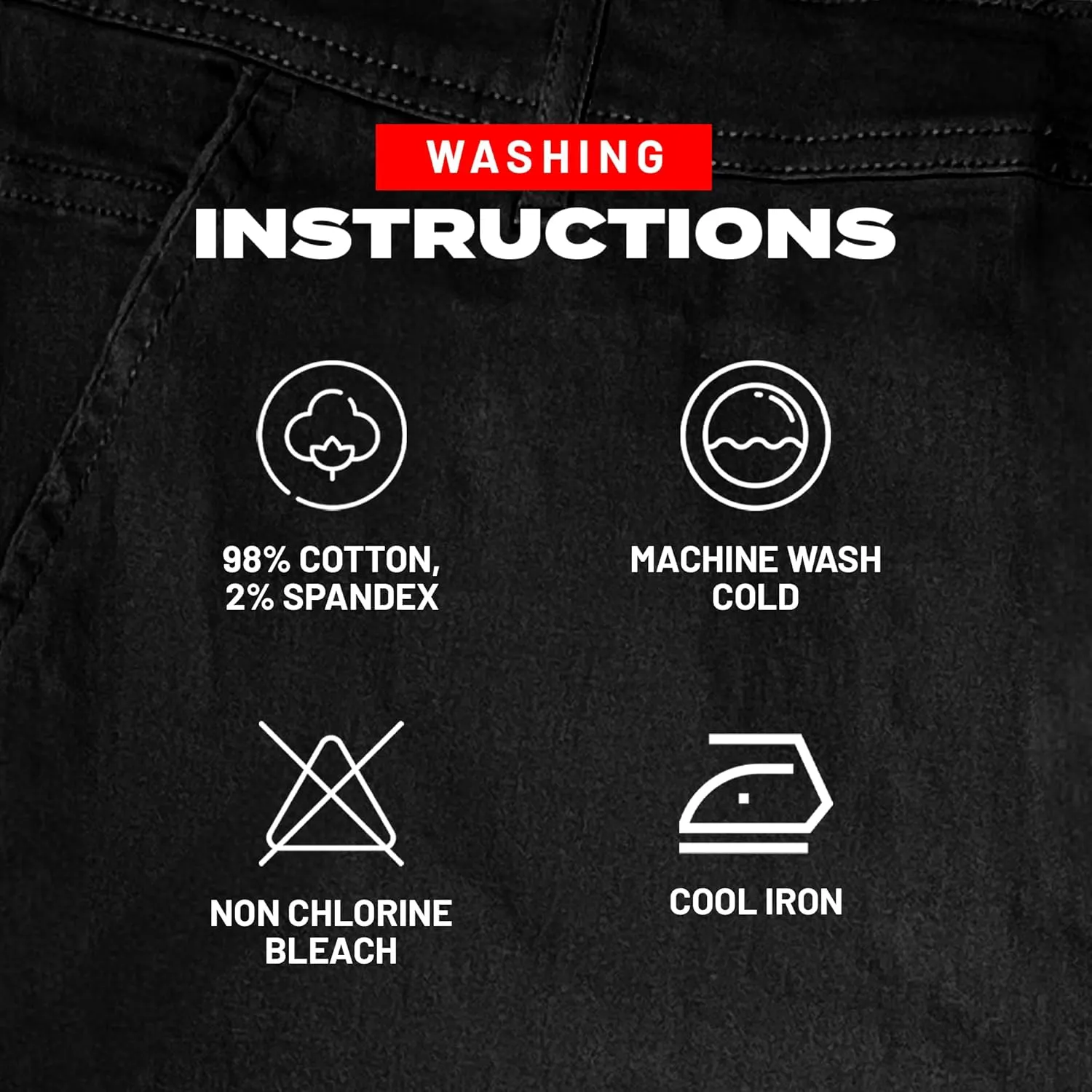 Access Chino Pants for Men, Premium Cotton & Spandex Blend, Basic Casual Uniform Stretchy Straight Fit Chinos Pants Men
