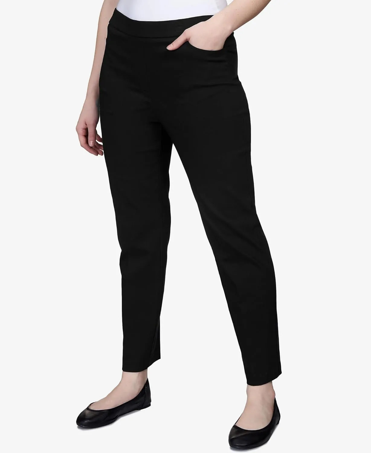 Alfred Dunner Women's Missy Short Stretch Pants