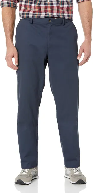 Amazon Essentials Men's Straight-Fit Wrinkle-Resistant Flat-Front Chino Pant