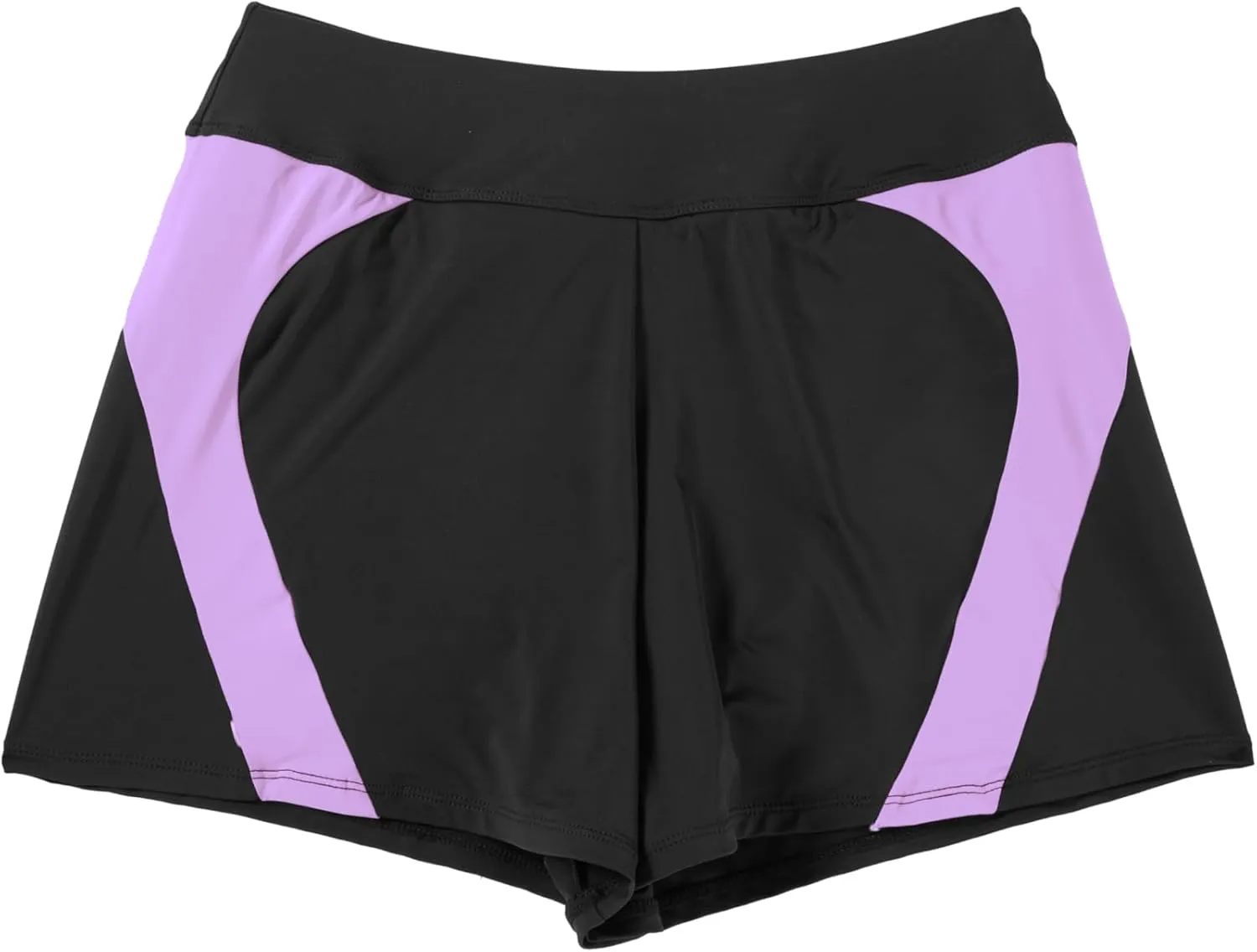 Beautikini Period Swimwear Menstrual Leakproof Swim Shorts Quick Dry 3" High Waisted Bathing Suit Bottoms for Girls Teens