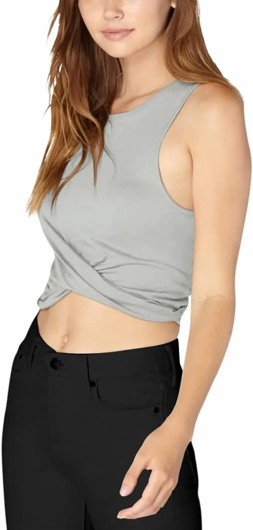 Bestisun Womens Cropped Workout Tops Flowy Gym Athleric Clothes Slim Fit Yoga Exercise Shirts