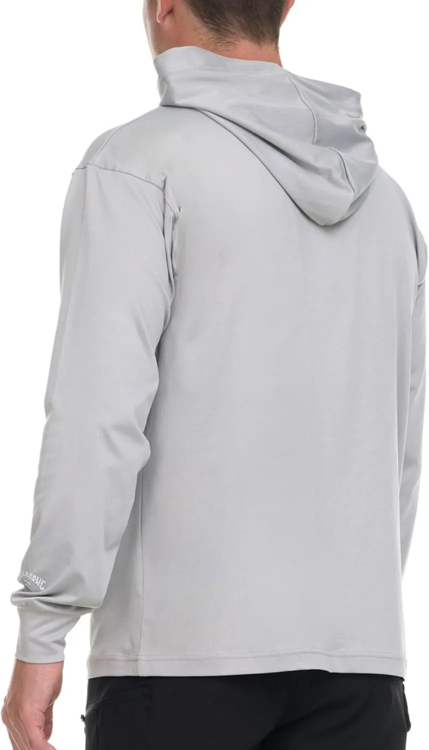 Billabong Hooded Rash Guard for Men Big and Tall, UPF 50  Long Sleeve Swim Shirt