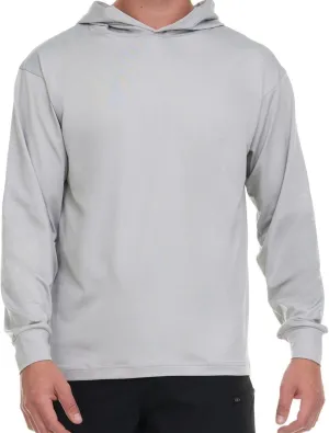 Billabong Hooded Rash Guard for Men Big and Tall, UPF 50  Long Sleeve Swim Shirt