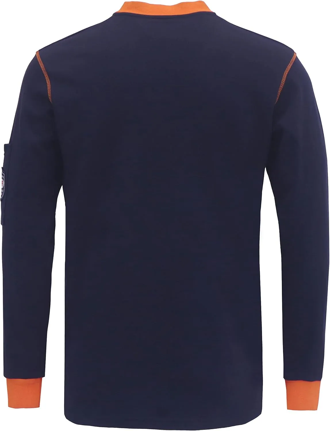 BOCOMAL FR Shirts Henley 7oz Midweight Fire Resistant Clothing NFPA2112 CAT2 Men's Flame Retardant Work Shirt