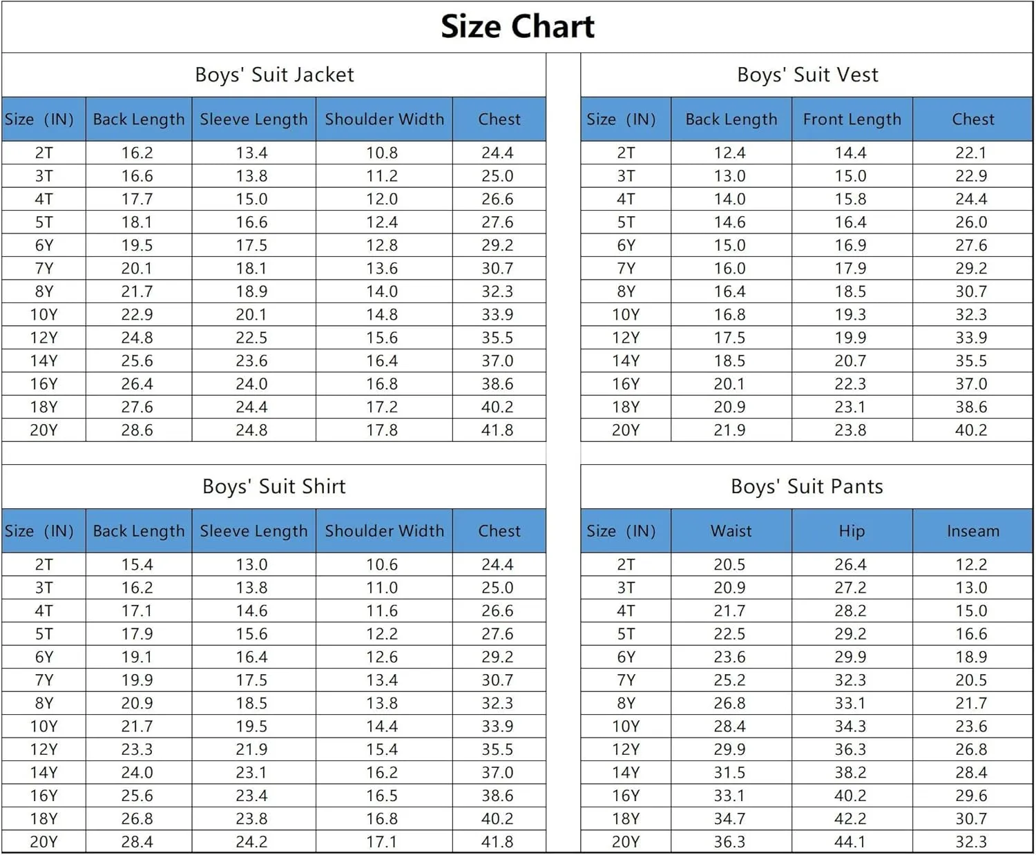 Boys Suit Kids Formal Wedding Tuxedo Dress Suits for Teen Boys Vest and Pants Set
