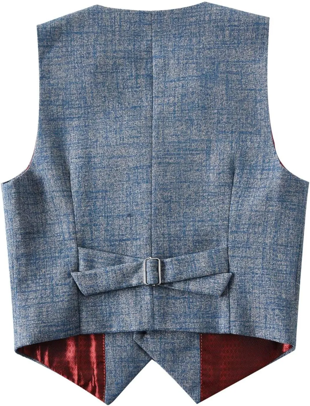 Boys Suit Plaid Stripes Suits for Boys 4 Piece Formal Wedding Outfit Slim Fit Suit Vest Pants Shirt Set with Bow Tie
