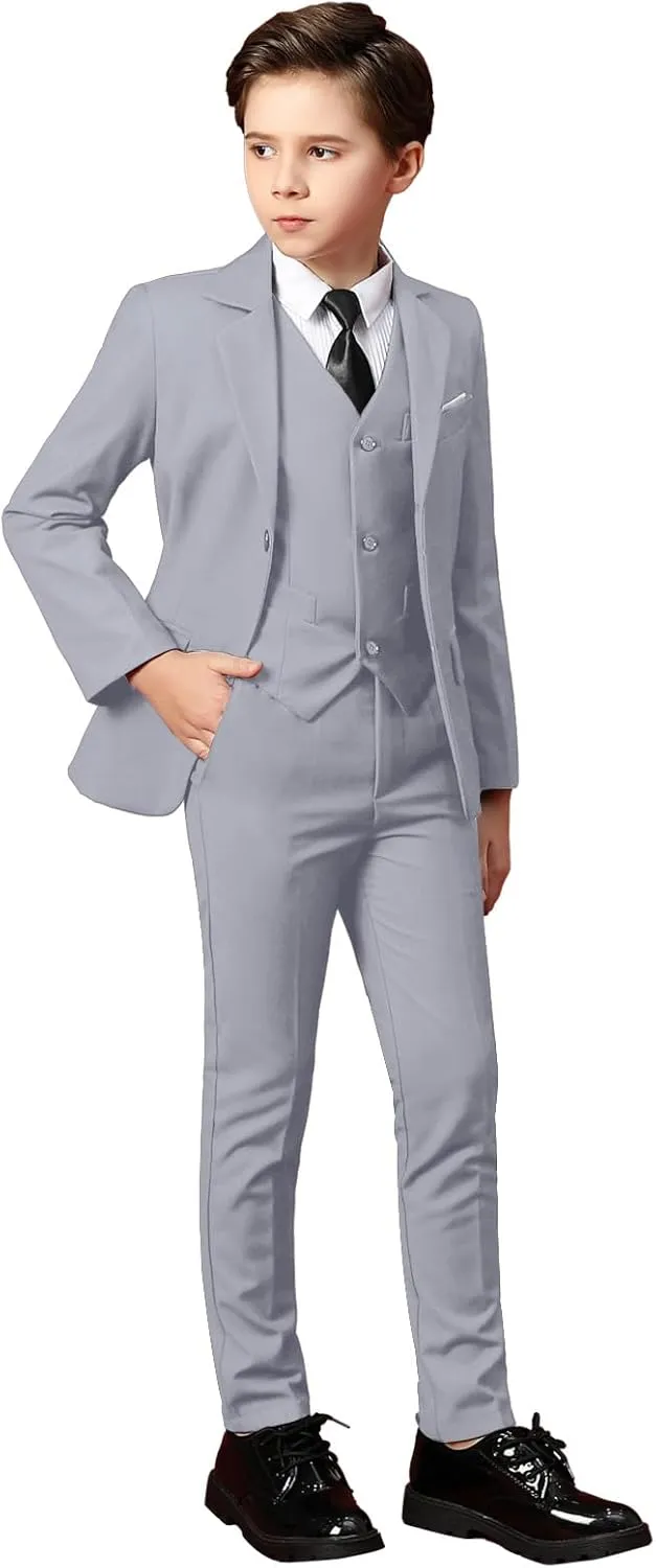 Boys Suits for Kids Formal Dress Suit Set Complete Outfit