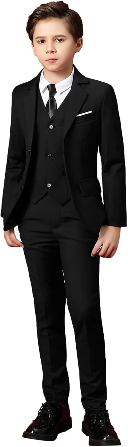 Boys Suits for Kids Formal Dress Suit Set Complete Outfit