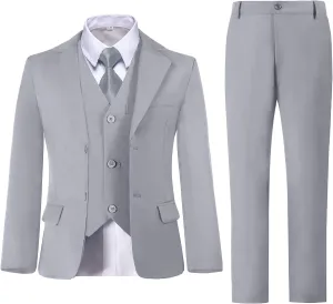 Boys Suits for Kids Formal Dress Suit Set Complete Outfit
