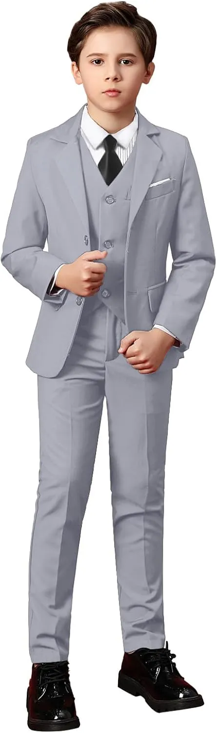 Boys Suits for Kids Formal Dress Suit Set Complete Outfit