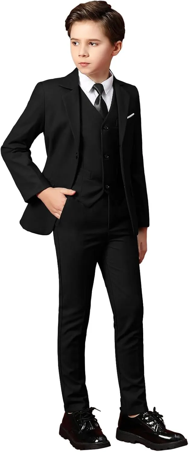 Boys Suits for Kids Formal Dress Suit Set Complete Outfit