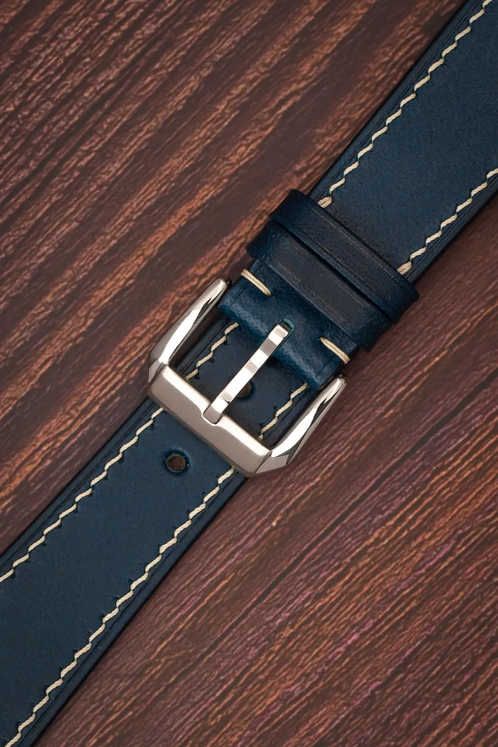 Buttero Full Grain vegetable tanned Leather Mens Watch Band - 19mm 20mm 22mm Quick Release Watch Band - Handmade Premium Leather Watch Strap - Italian Genuine Leather Replacement Band
