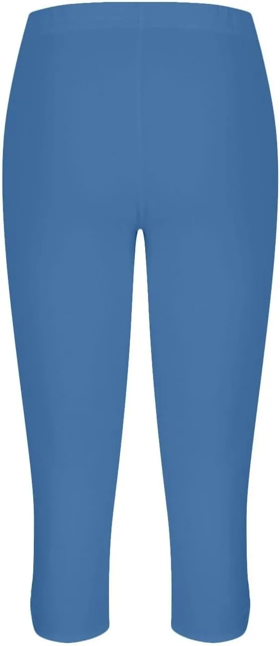 Capri Pants for Women Dressy Casual Summer Capris Knee Length Cropped Legging Trendy Lightweight Ladies Clothing