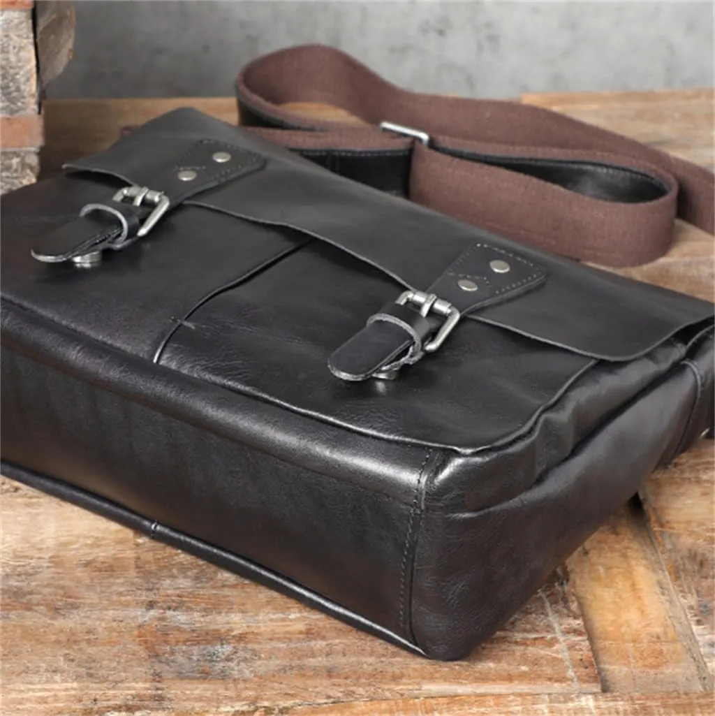 Casual Briefcase Men Handbag Messenger Bag Shoulder Crossbody Bag Document Bag