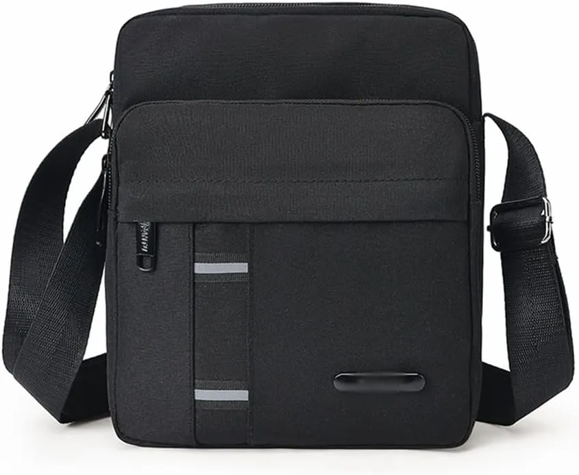 Casual Men's Shoulder Bag Waterproof Oxford Fabric Male Small Messenger Bag Business Lightweight Men's Crossbody Bag