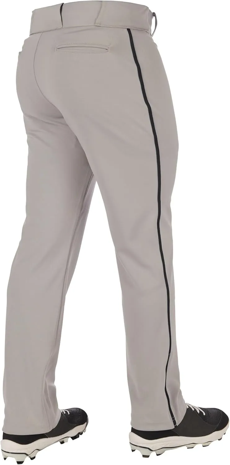 CHAMPRO Boys' Triple Crown 2.0 Open Bottom Baseball Pants with Braid