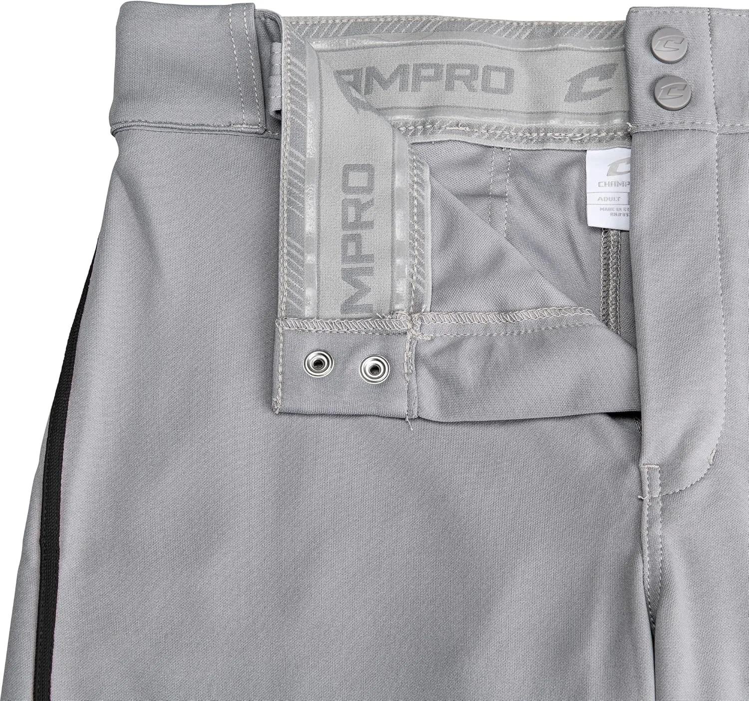 CHAMPRO Boys' Triple Crown 2.0 Open Bottom Baseball Pants with Braid