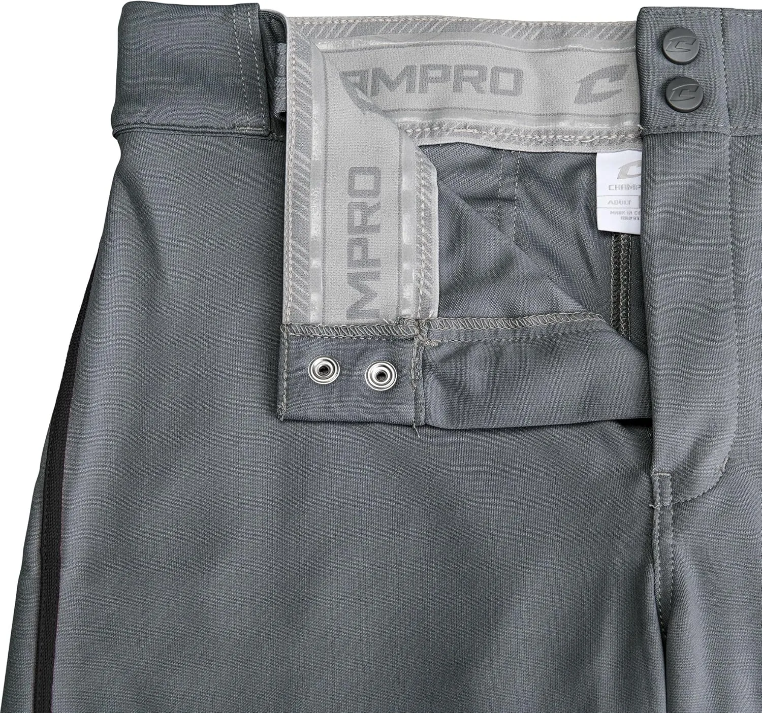 CHAMPRO Men's Triple Crown 2.0 Open Bottom Baseball Pants with Braid