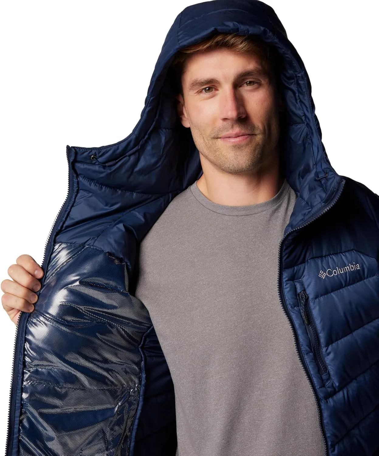 Columbia mens Autumn Park Ii Down Hooded Jacket