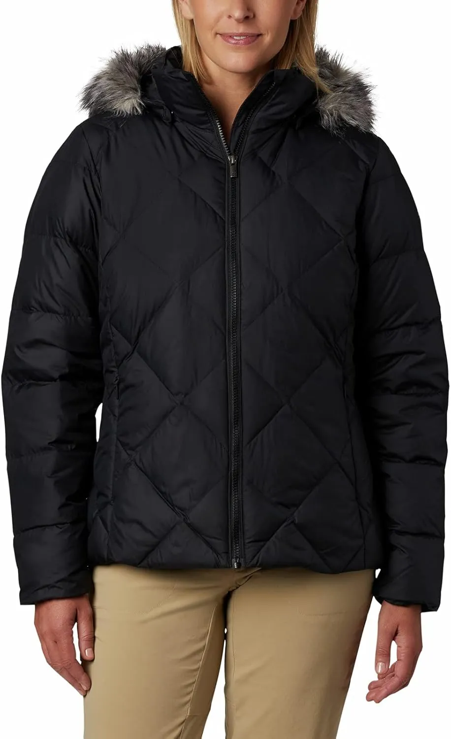 Columbia Women's ICY Heights II Down Jacket, Black, 2X