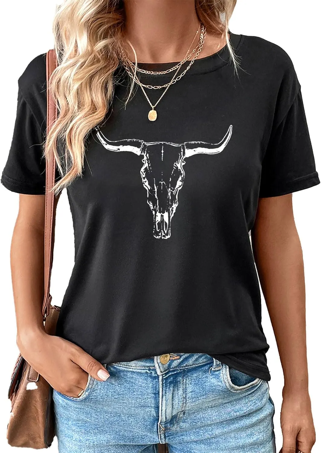 Cuntry Concert Outfits for Women Vintage Cowgirl Shirts Funny Nashville Tshirt Casual Western Short Sleeve Graphic Tops