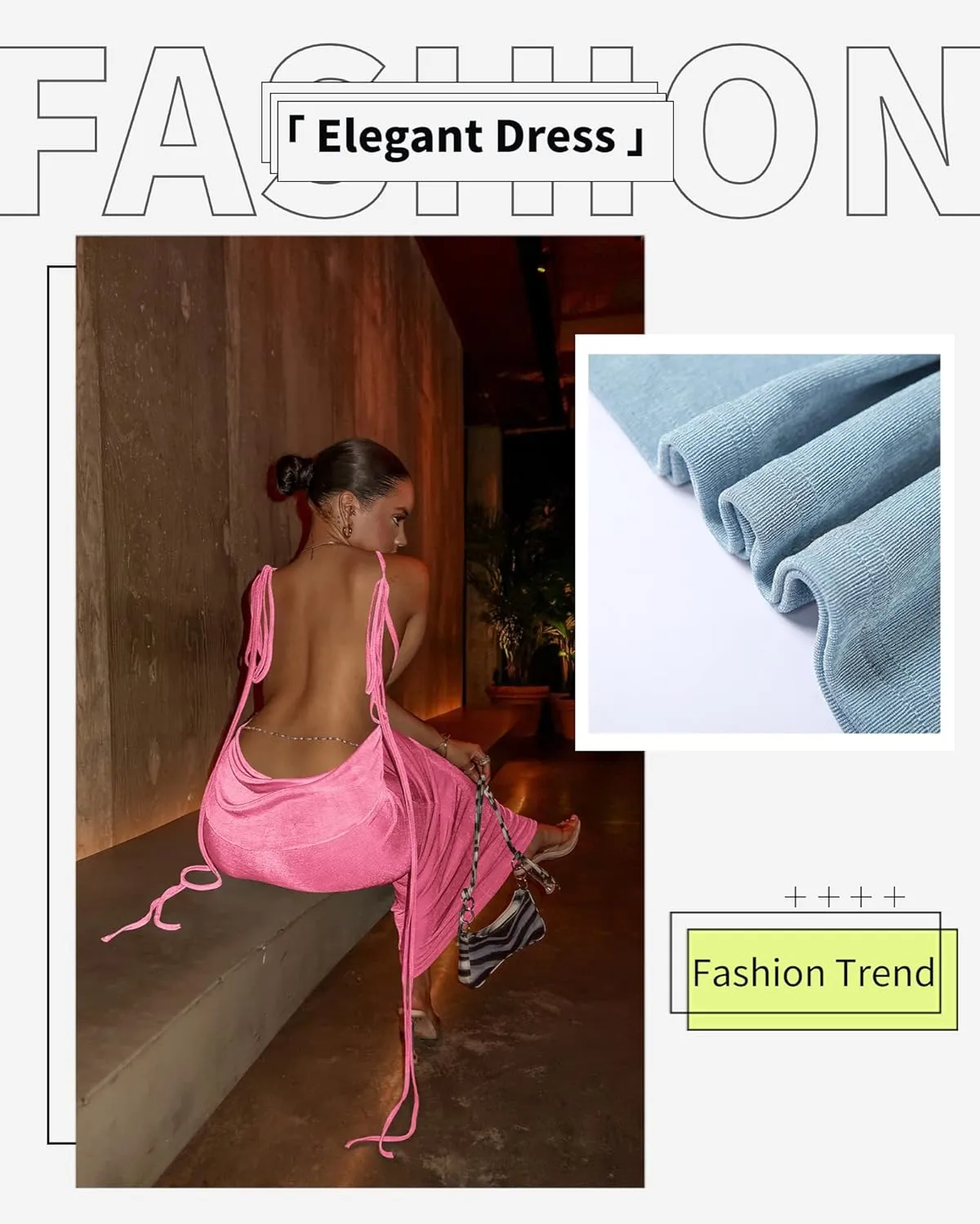Doweha Women Backless Cowl Neck Cocktail Dress Halter Slip Long Semi Formal Party Wedding Guest 2025 Spring Summer Maxi Dress