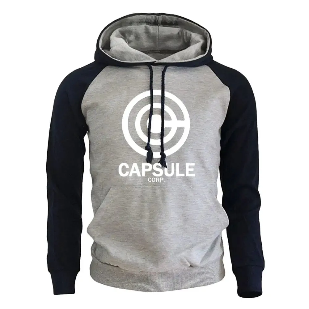 Dragon ball print harajuku anime hoodies: men’s fleece sweatshirts