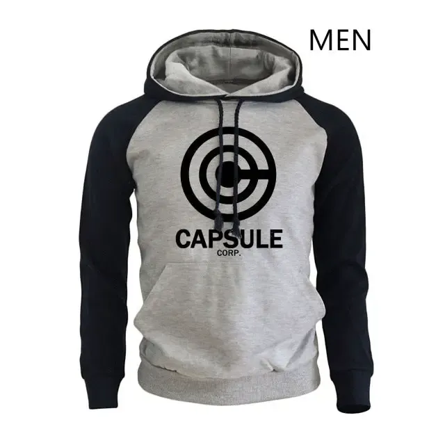 Dragon ball print harajuku anime hoodies: men’s fleece sweatshirts