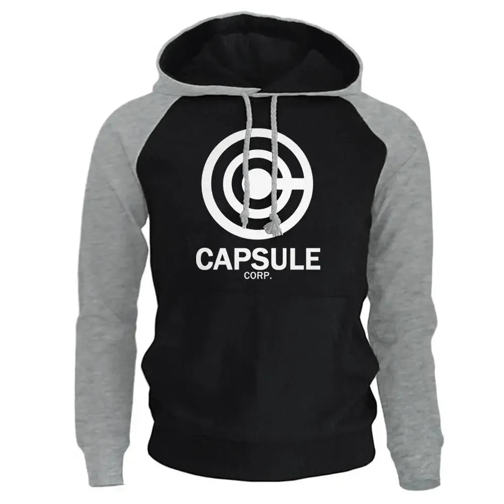 Dragon ball print harajuku anime hoodies: men’s fleece sweatshirts