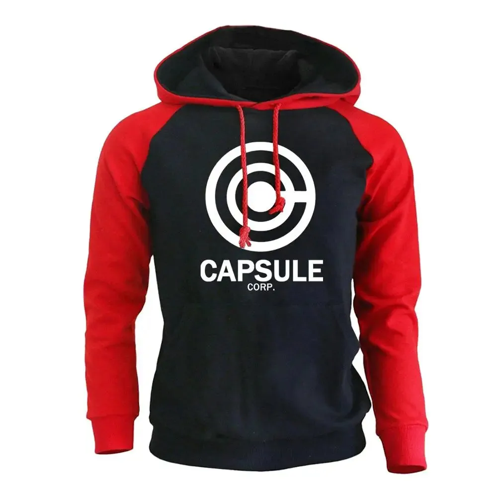 Dragon ball print harajuku anime hoodies: men’s fleece sweatshirts
