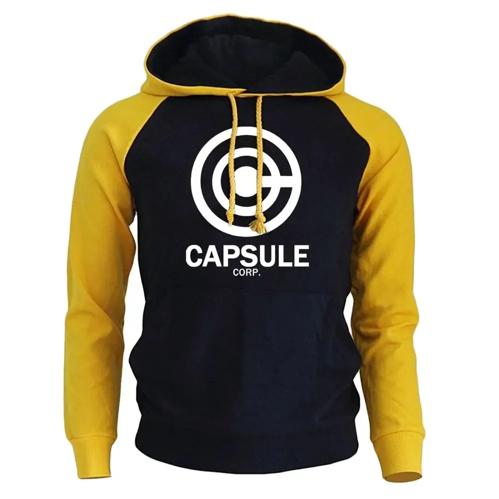 Dragon ball print harajuku anime hoodies: men’s fleece sweatshirts