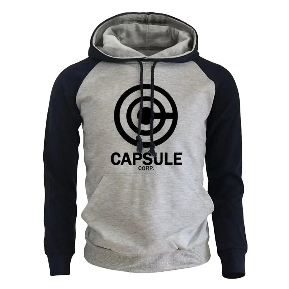 Dragon ball print harajuku anime hoodies: men’s fleece sweatshirts