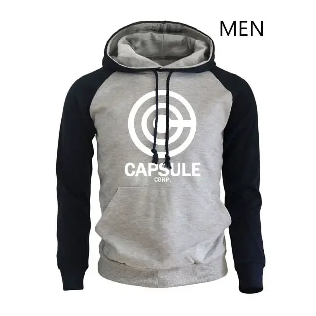 Dragon ball print harajuku anime hoodies: men’s fleece sweatshirts