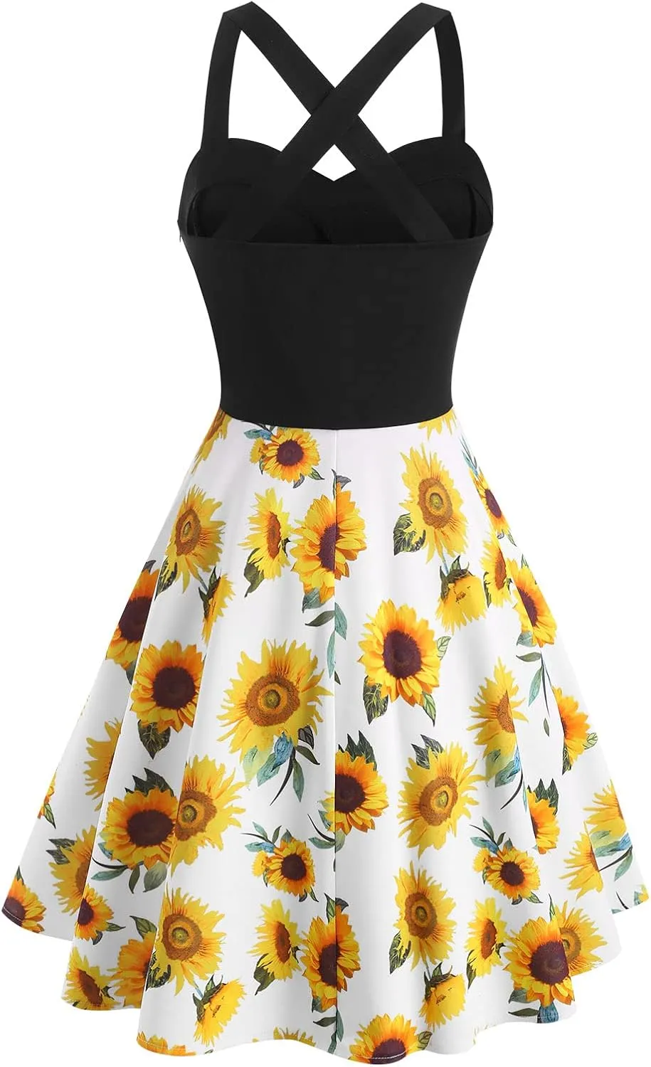 DRESSFO Summer Dress Sundress Cami Dress for Women