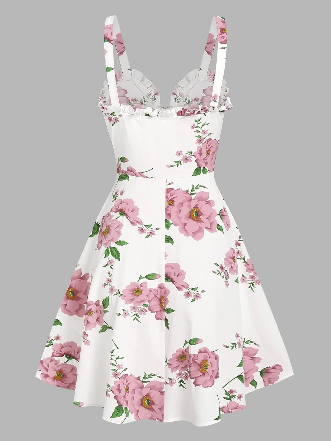 DRESSFO Summer Dress Sundress Cami Dress for Women