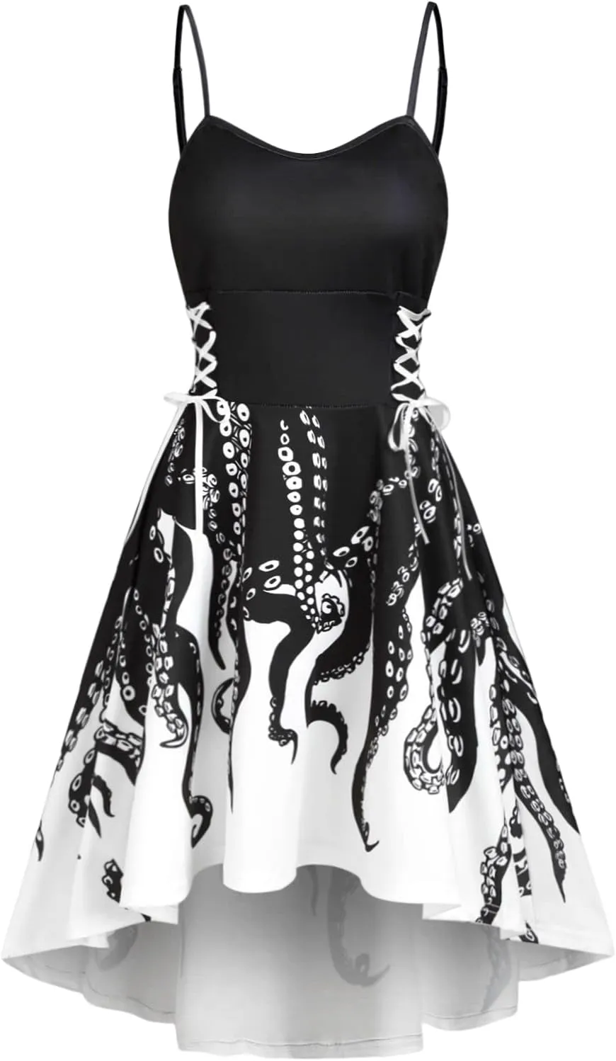 DRESSFO Summer Dress Sundress Cami Dress for Women