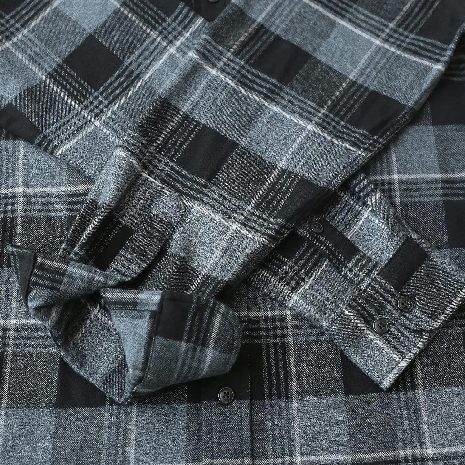 Dubinik Flannel Shirt for Men Casual Button Down Work Soft All Cotton Lightweight Flannel Mens Plaid Shirts Long Sleeve