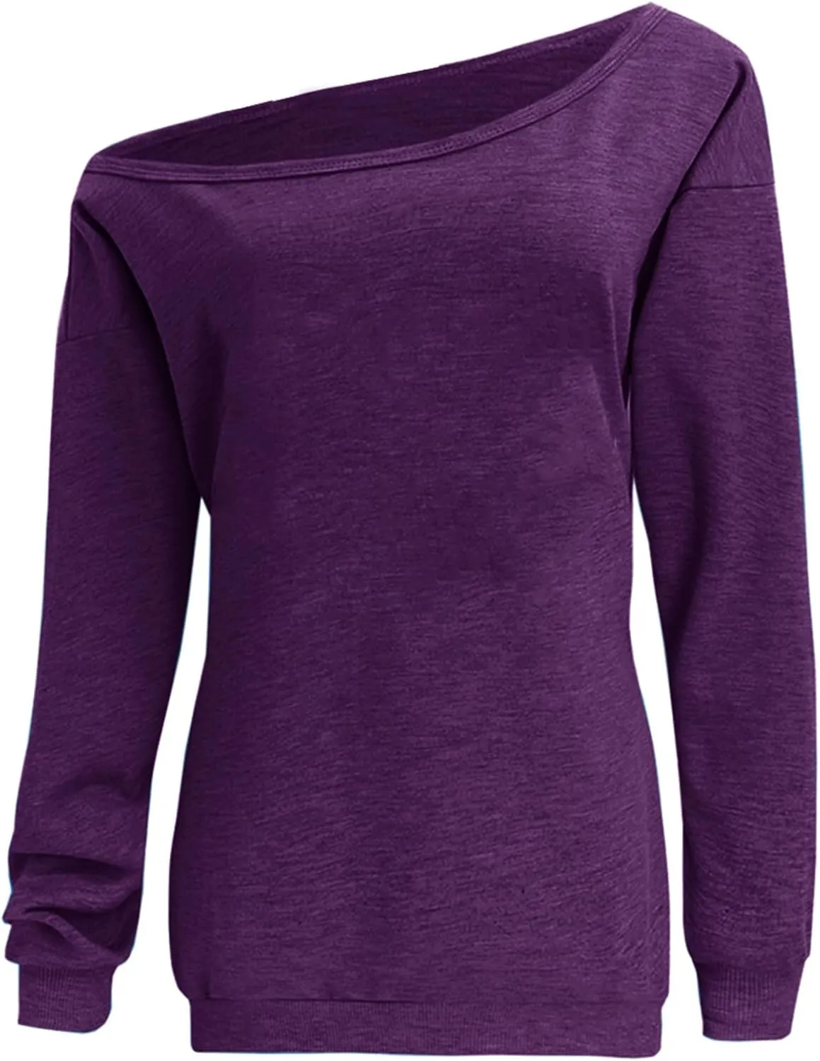 Dutebare Women Off Shoulder Sweatshirt Slouchy Shirt Long Sleeve Pullover Tops