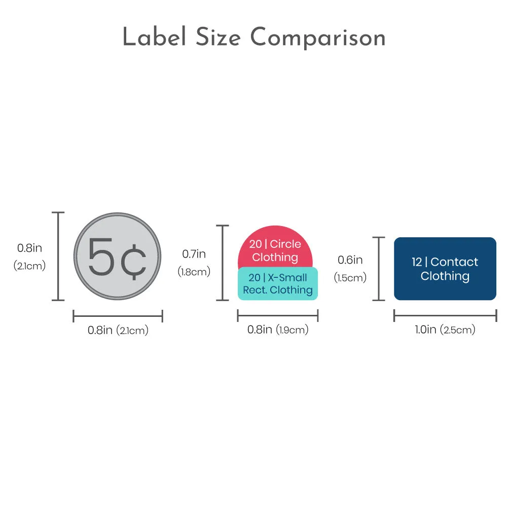 Farm Animals Clothing Labels Pack