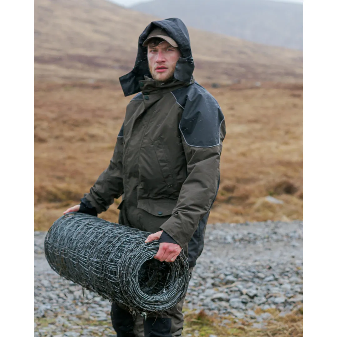 Field Tech Waterproof Jacket - Green by Hoggs of Fife