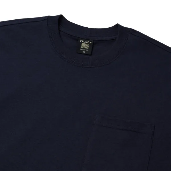 Filson S/S Pioneer Solid One Pocket T-Shirt Fast Track Dark Navy