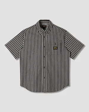 Flannel Shirt (Charcoal Stripe)