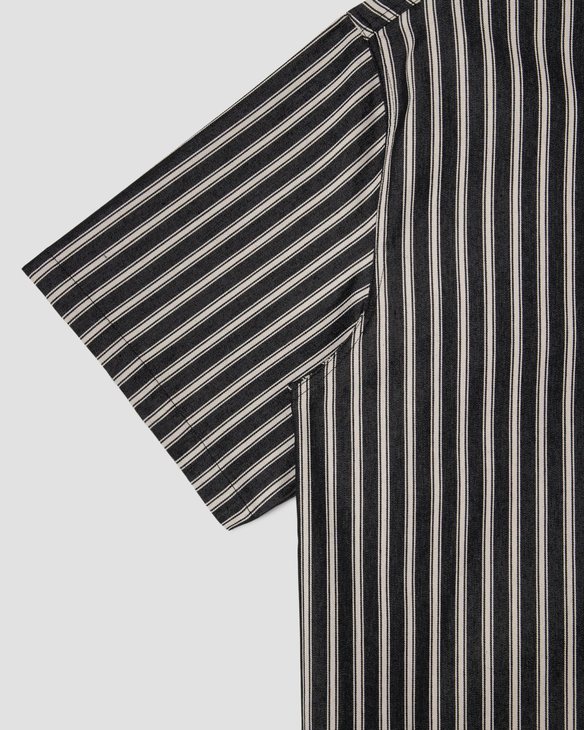 Flannel Shirt (Charcoal Stripe)