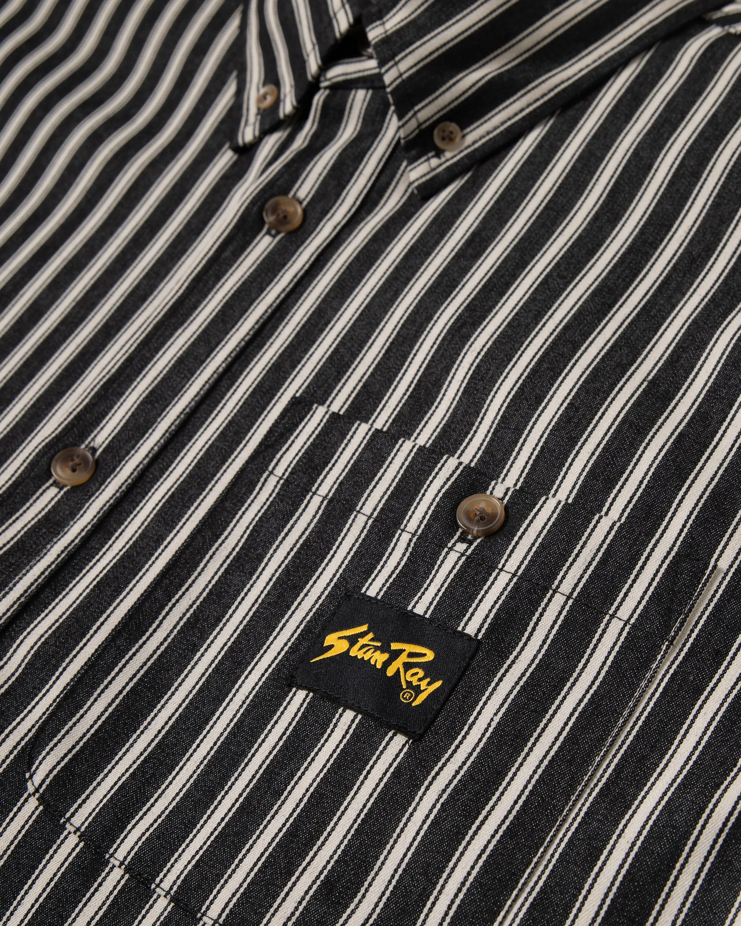 Flannel Shirt (Charcoal Stripe)