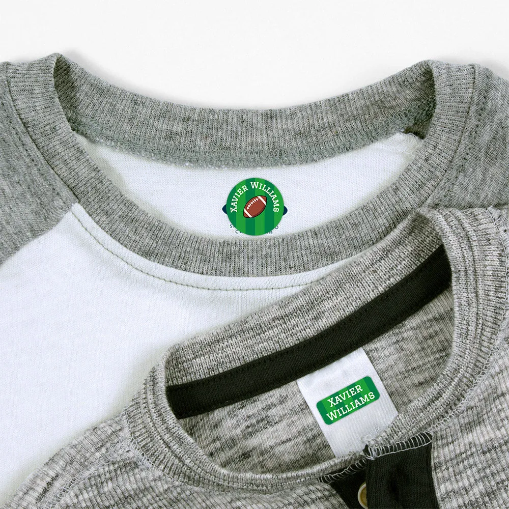 Football Clothing Labels Pack