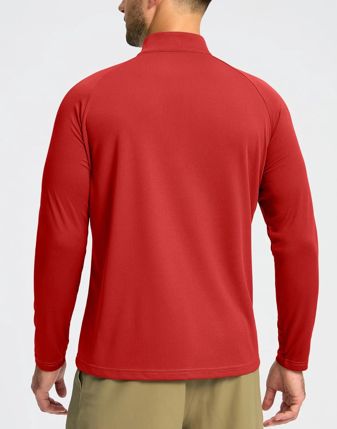 G Gradual Men's Running Shirts Long Sleeve Athletic Shirt Lightweight Quick Dry Quarter Zip Pullover for Men Workout Gym Golf