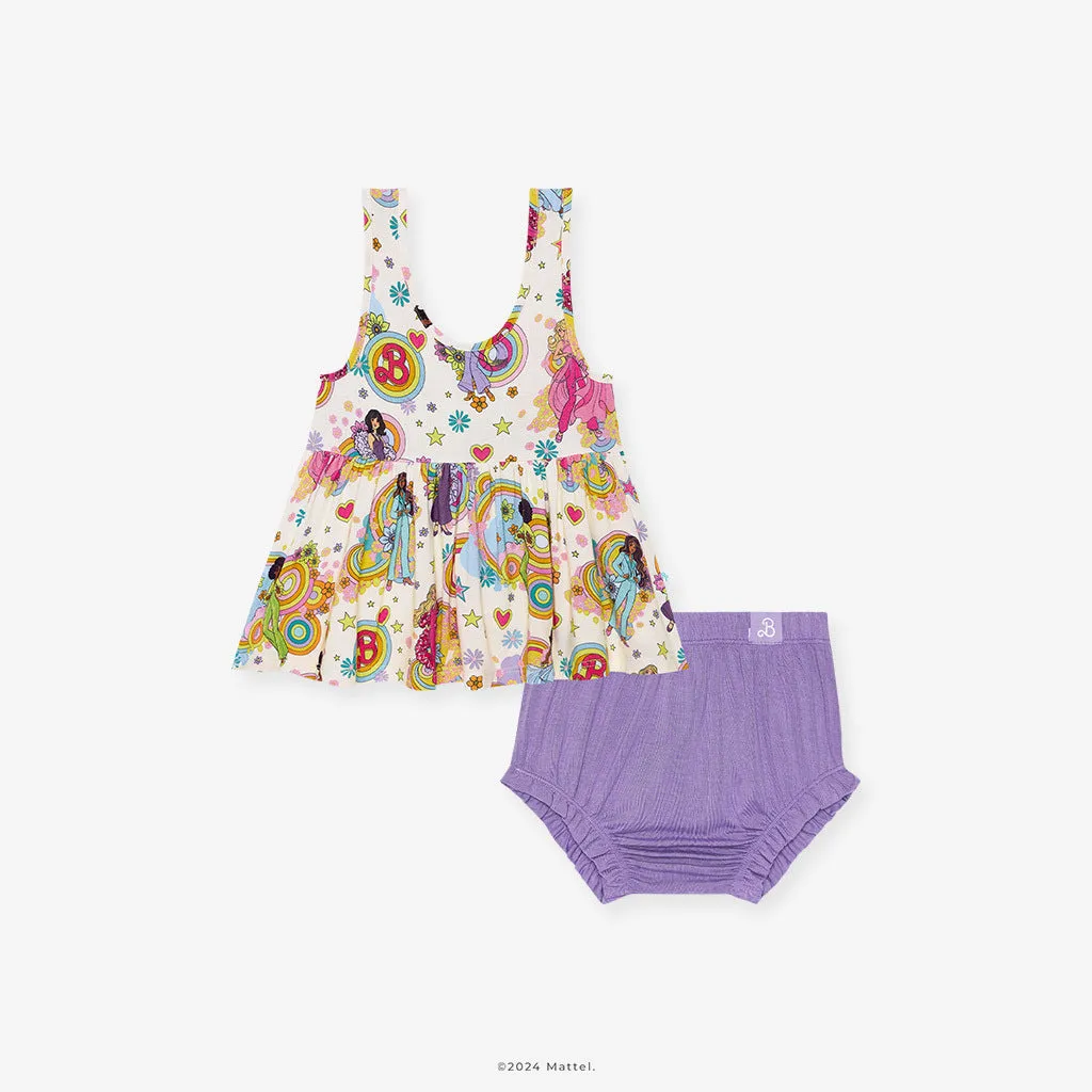 Groovy Barbie and Friends Peplum Bummie Set
