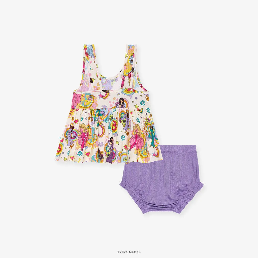 Groovy Barbie and Friends Peplum Bummie Set